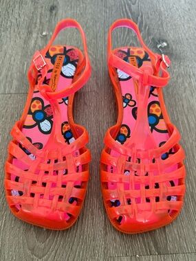 Melissa Aranha Quadrada Classic Jelly Sandal Size 7